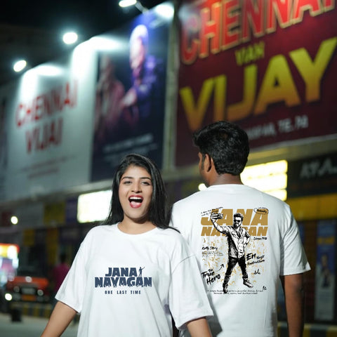 Jananayagan Vijay Tamil Oversize Tee