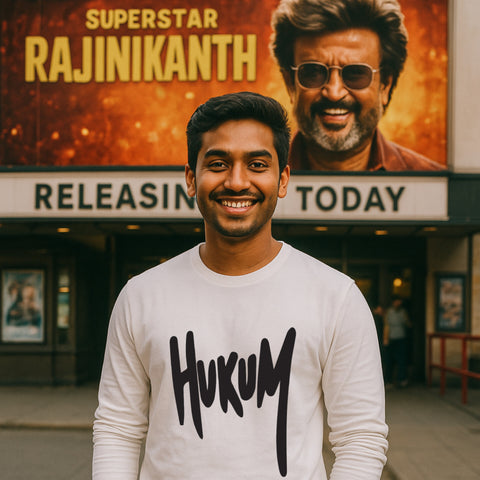 HUKUM FULL SLEEVE  WHITE