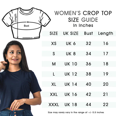 Plain White  - Crop Top  T-Shirt - TAMILCLOTHING.COM