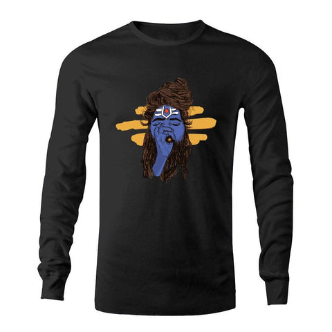 SHIVABOGAM - Black Full Sleeve  T-Shirt - TAMILCLOTHING.COM