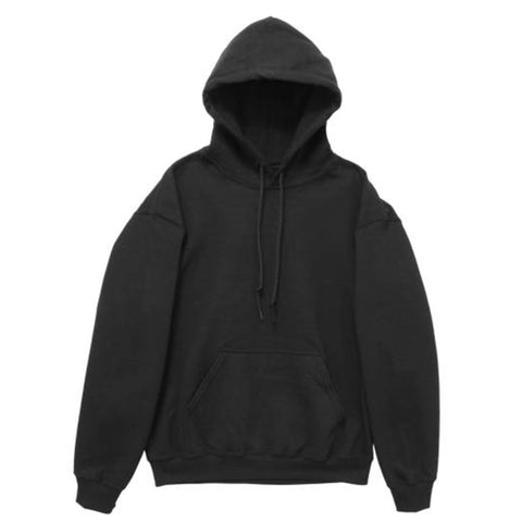 Plain Black Hoodie - TAMILCLOTHING.COM